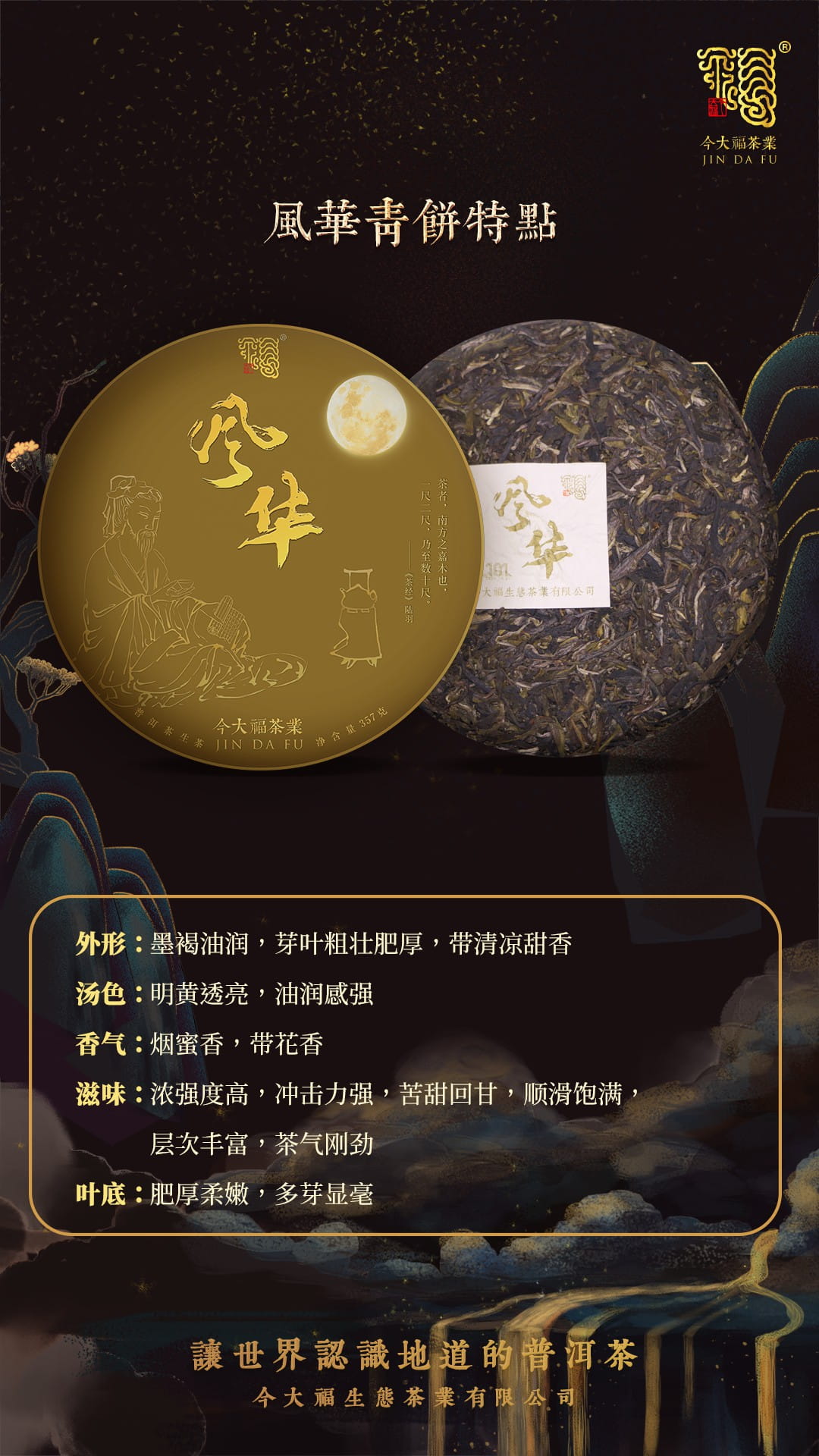 今大福2020年風華青餅